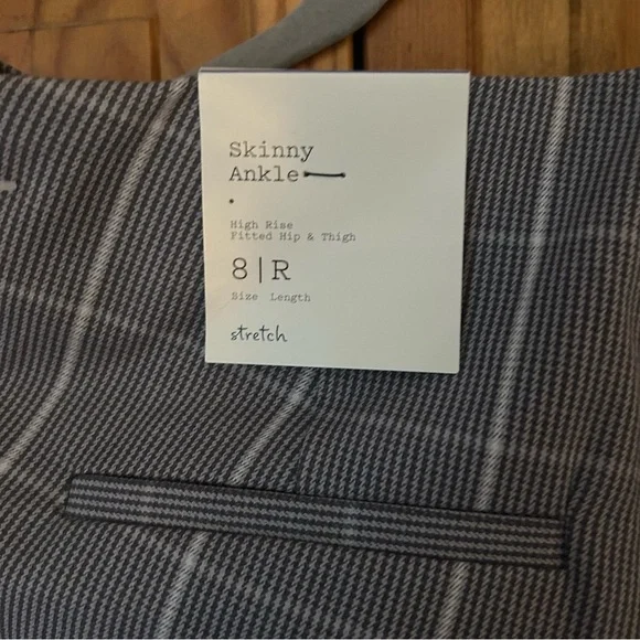 A New Day Black and Gray Plaid Pants - Picture 4 of 4